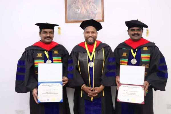 Kingdom Exim Group CEO, MD Awarded Honorary Doctorates